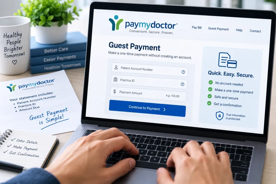 Paymydoctor.com guest pay