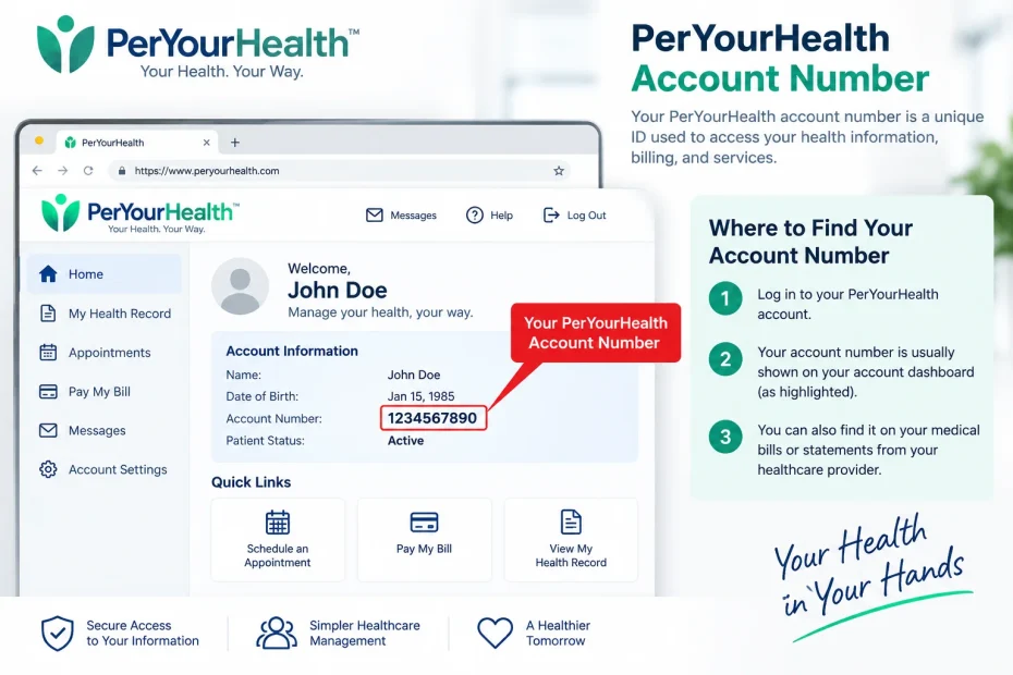 PerYourHealth Account Number