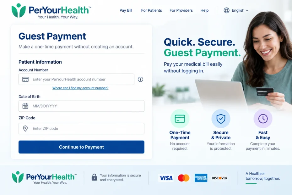PerYourHealth Guest Payment